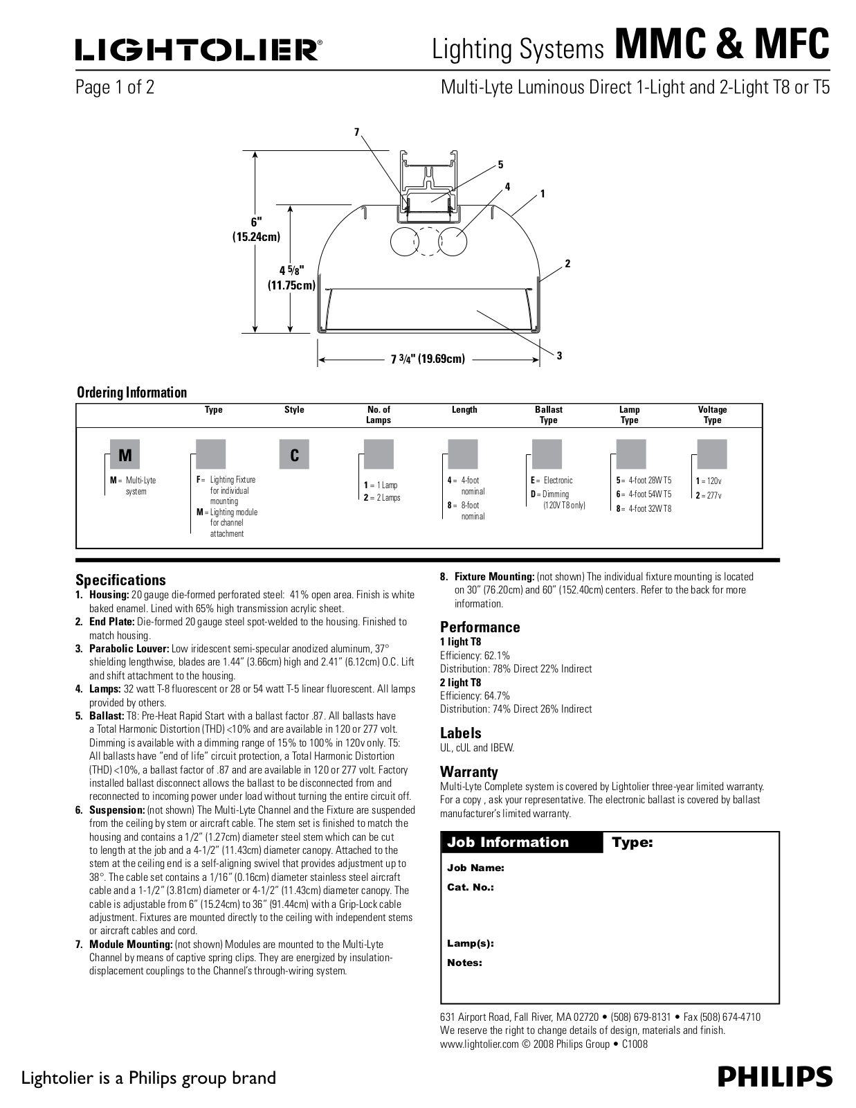 Lightolier MFC, MMC User Manual