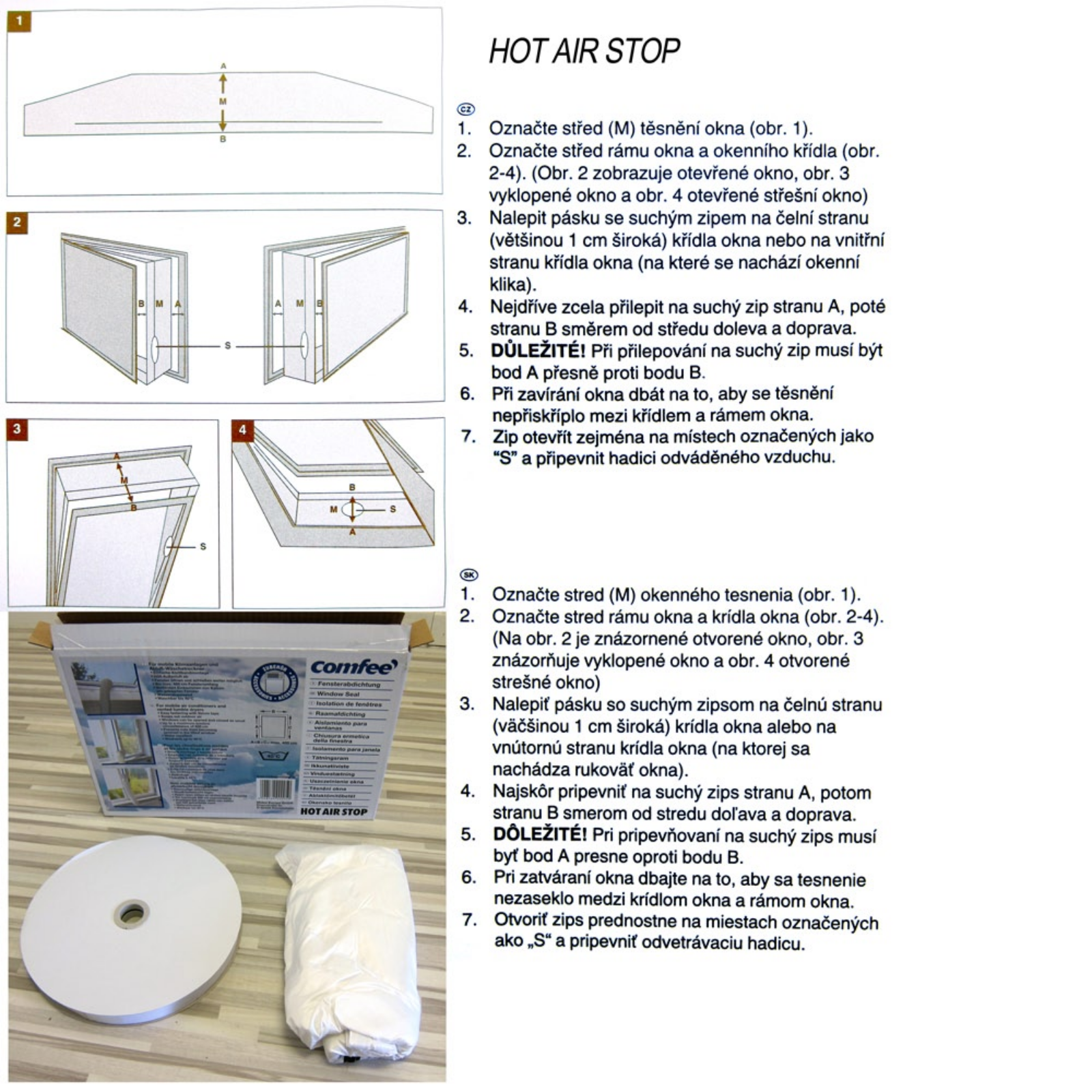 Comfee Hot Air Stop User Manual