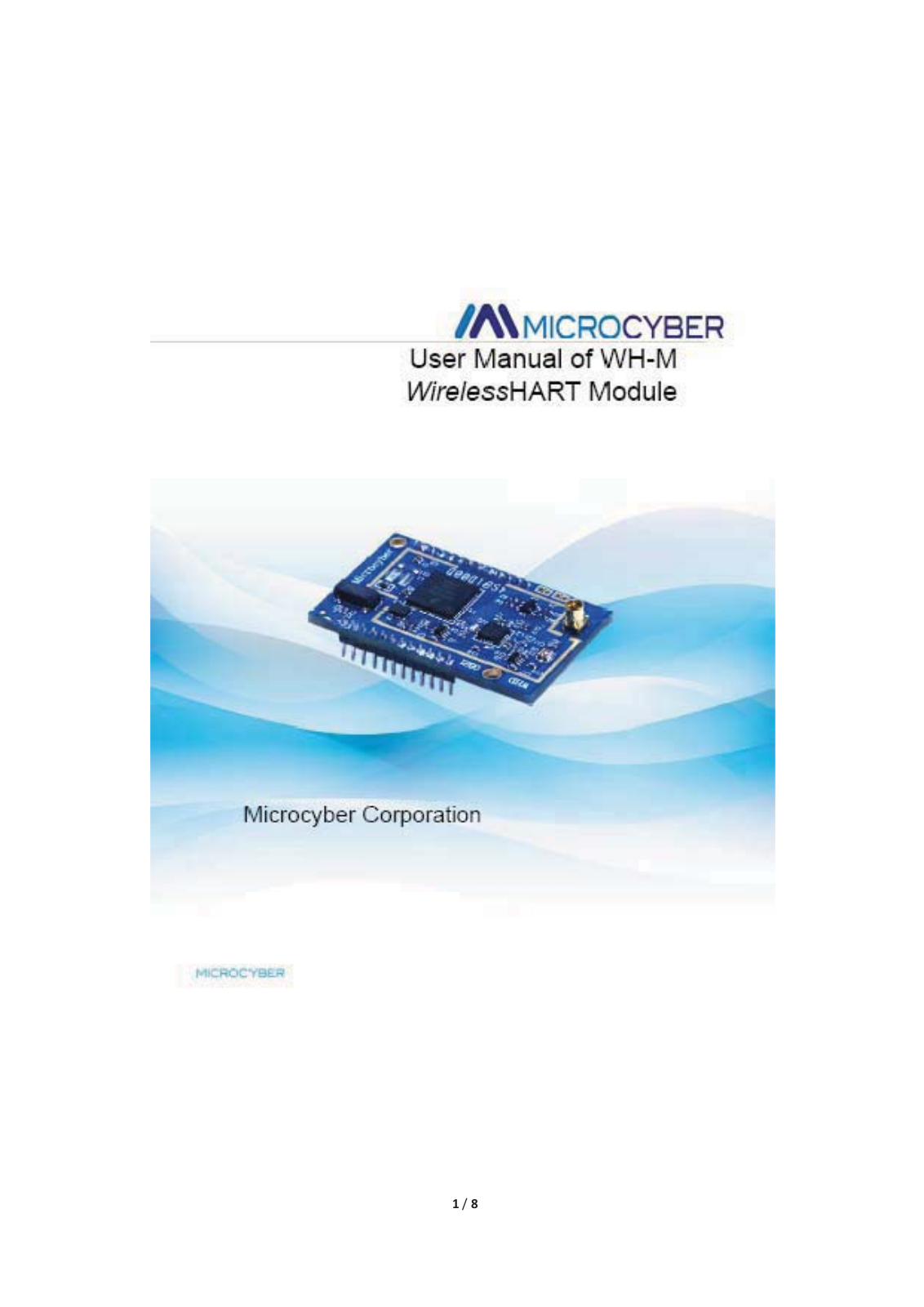 Microcyber M1100 User Manual