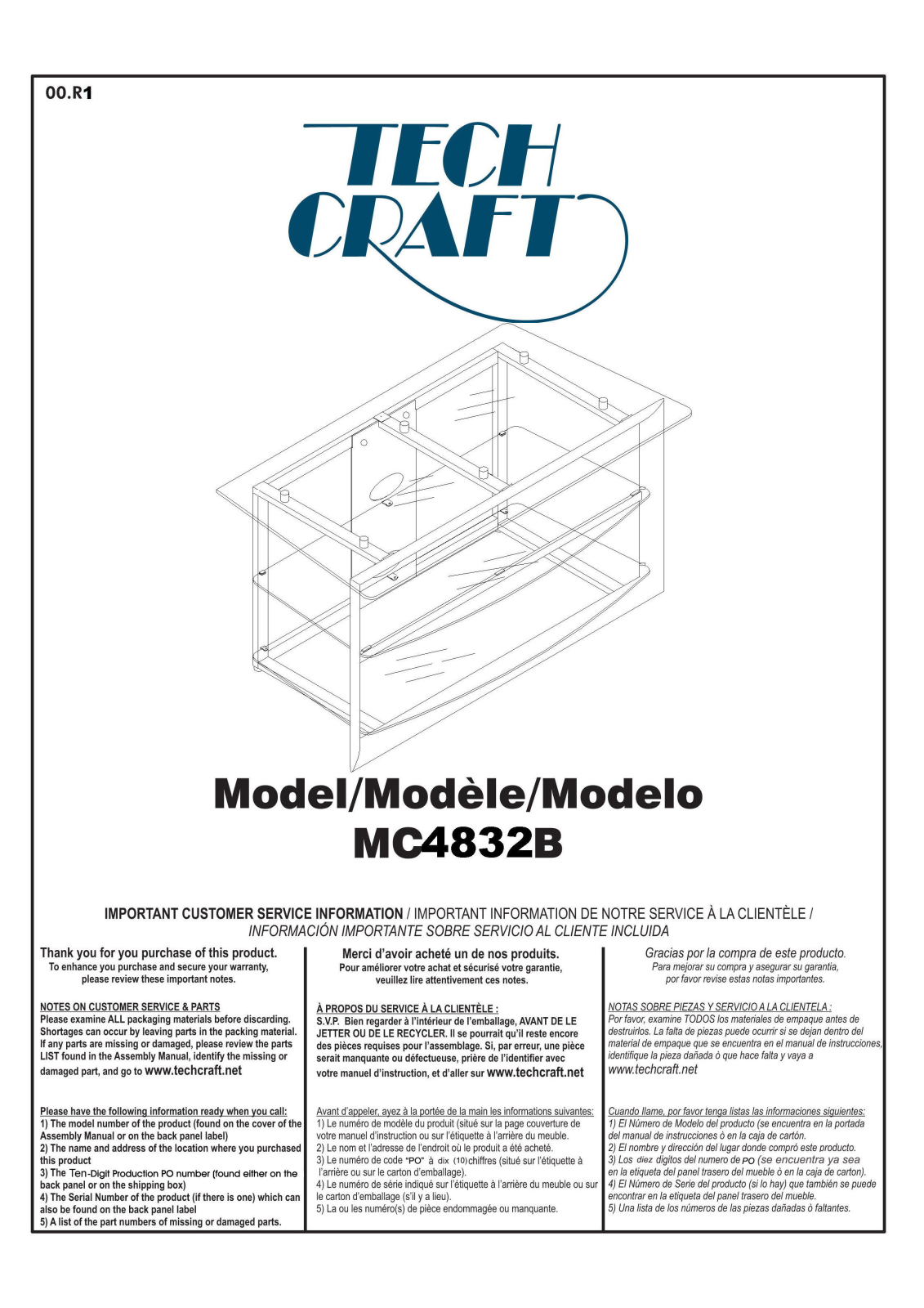 Tech Craft MC4832B User Manual - ManualMachine.com
