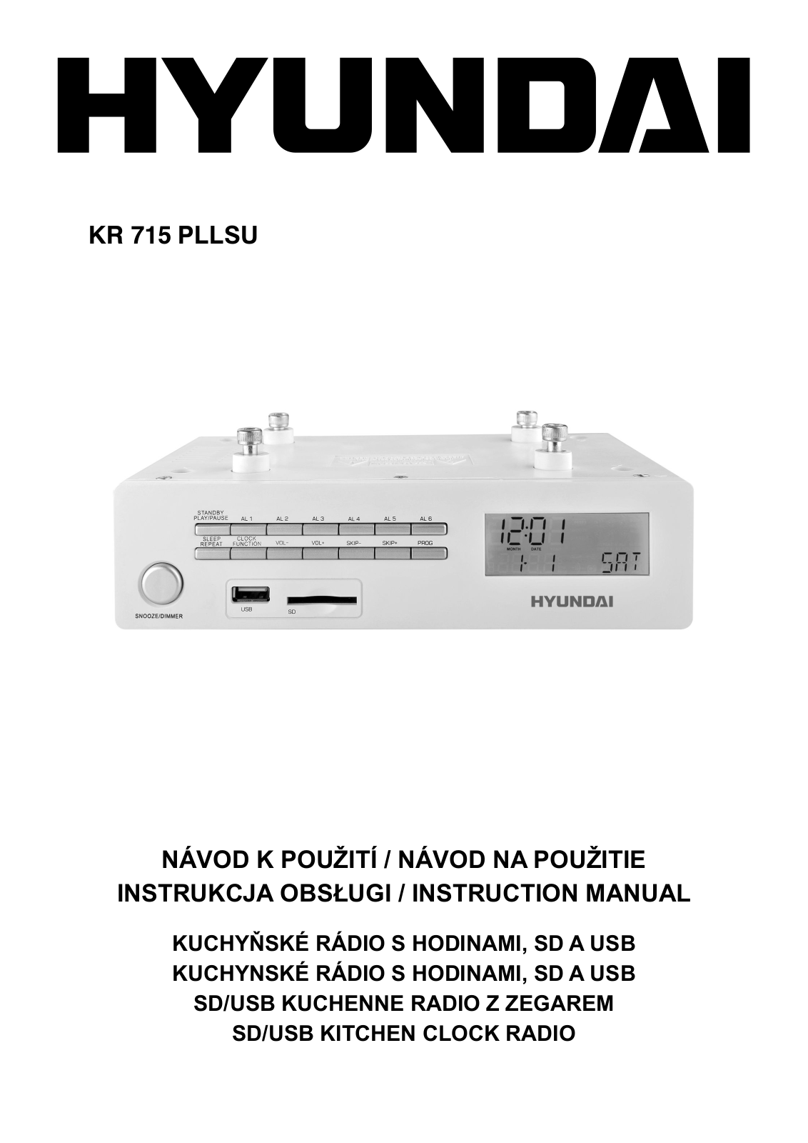 Hyundai KR715PLLSU User Manual