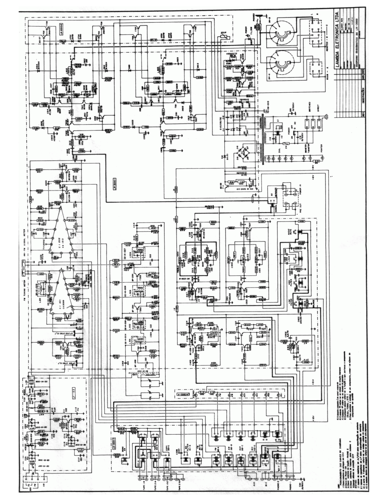 Grace LR-3000 Schematic