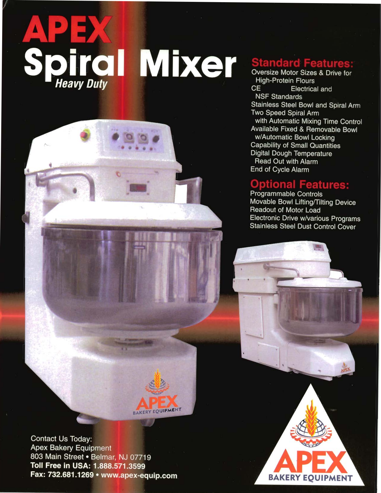 Apex Bakery SF 05 User Manual