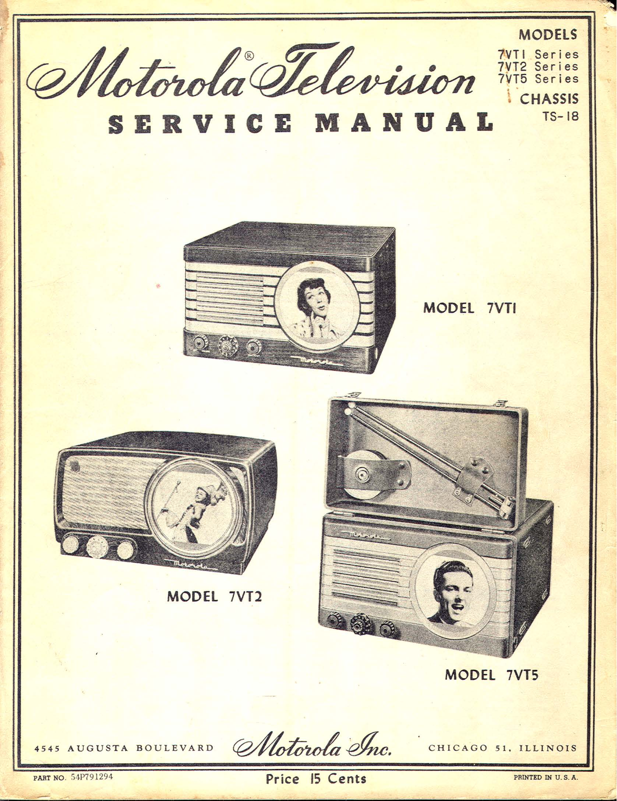 Motorola ts18a schematic