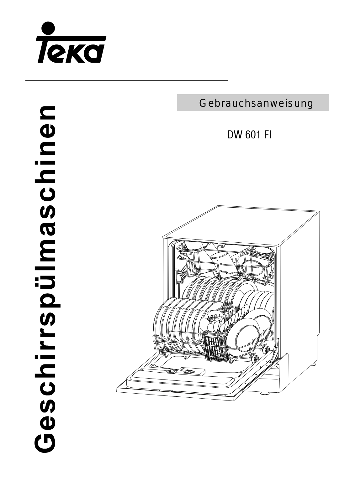 Teka DW 601 FI, DW 601 FI User Manual