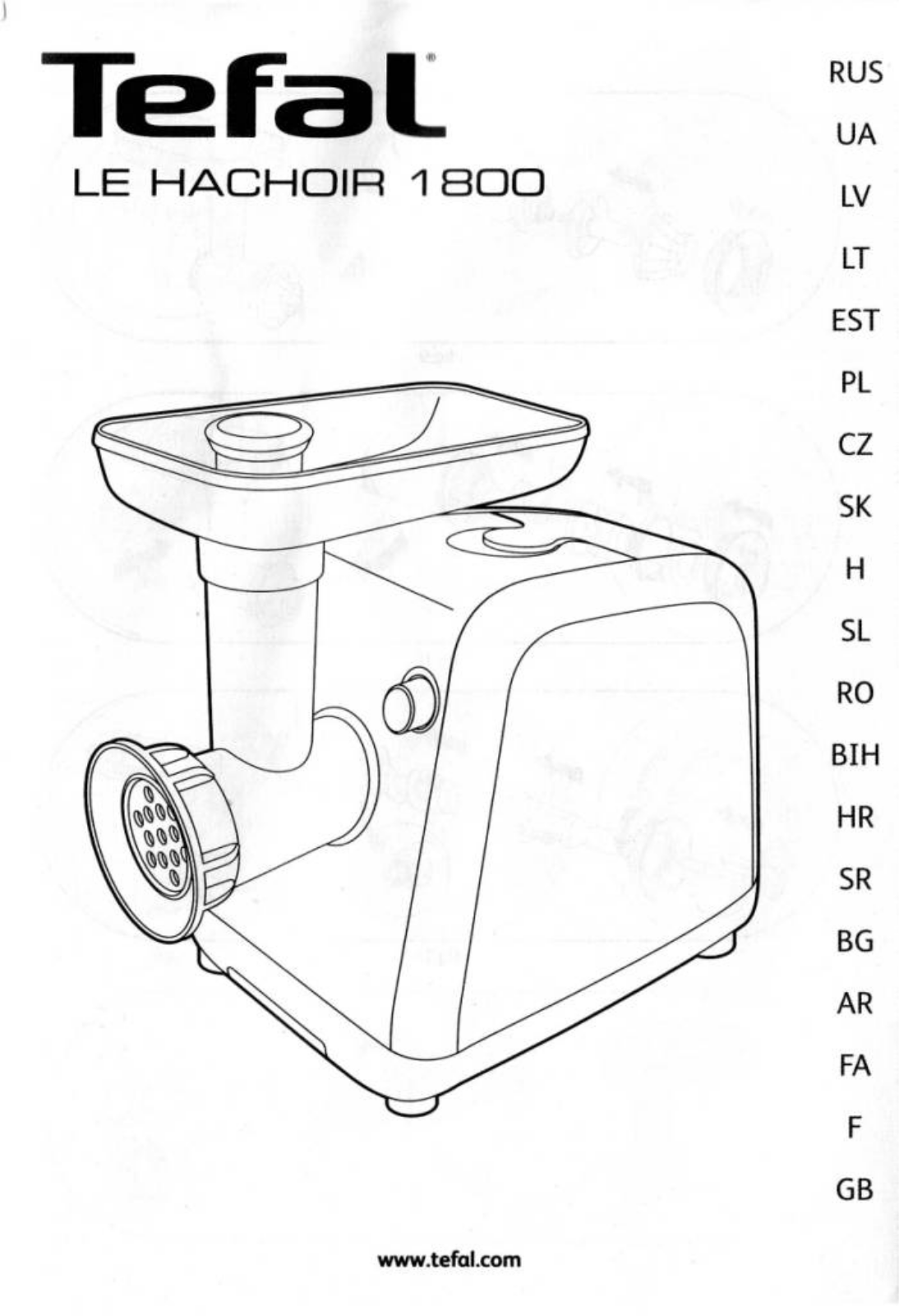 Tefal ME71083E User Manual