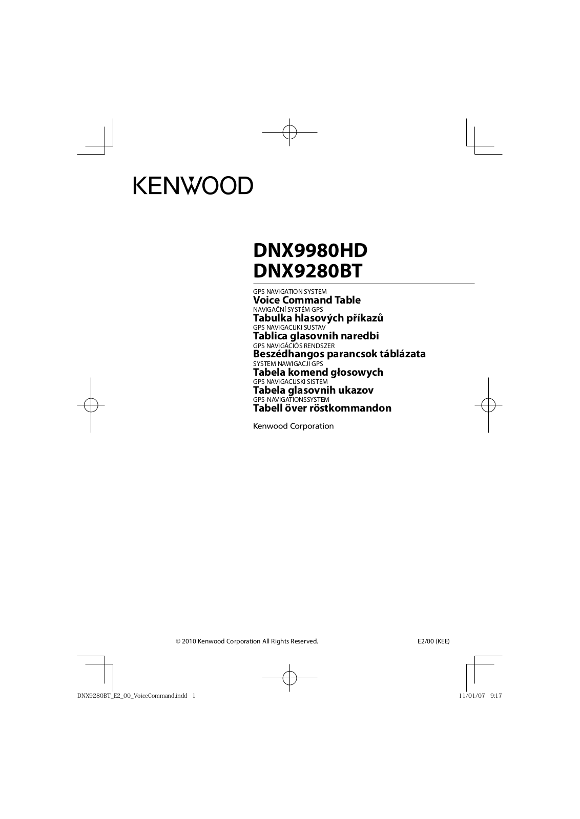 Kenwood DNX9980HD User Manual 3