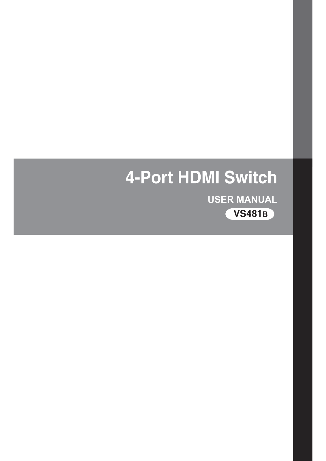 Aten VS481B-AT-E Datasheet