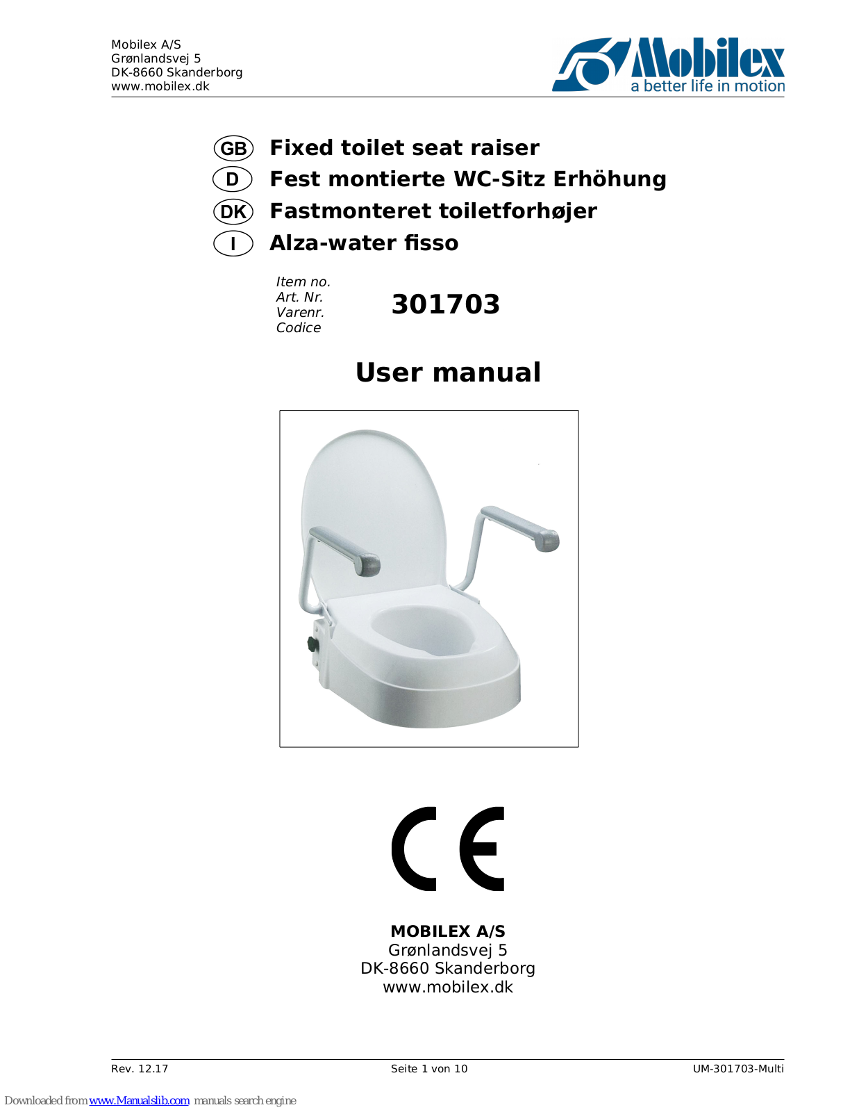 Mobilex 301703 User Manual