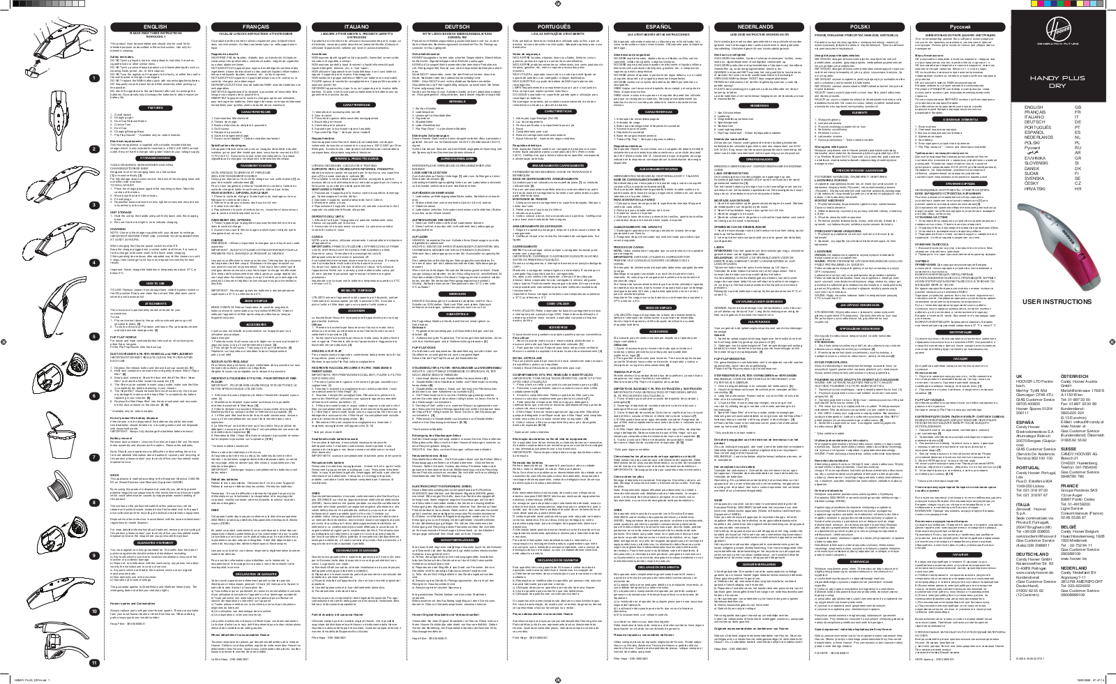 HOOVER SP 36 DFP 6 User Manual