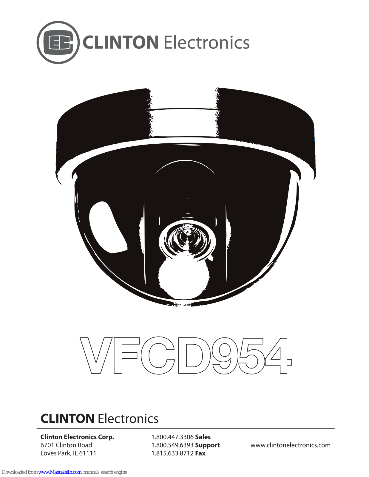 Clinton VFCD954 Instruction Manual