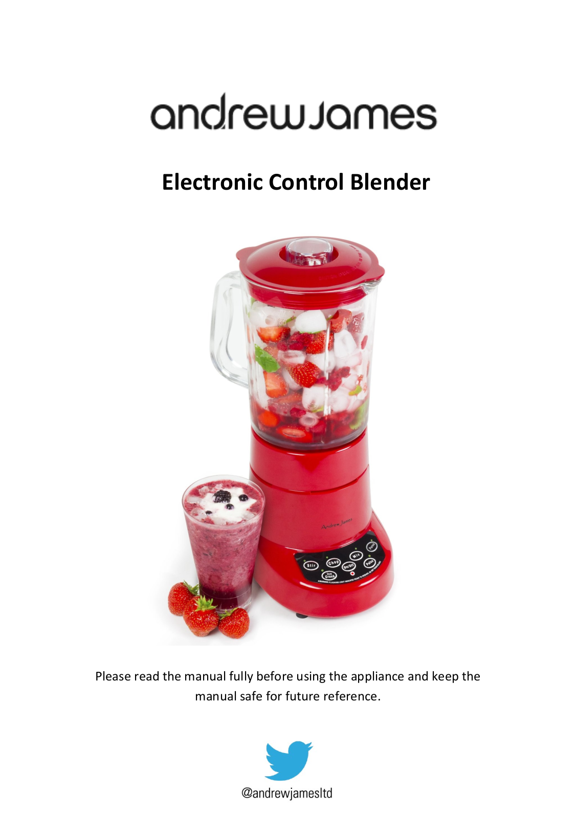 Andrew James Blender User Manual