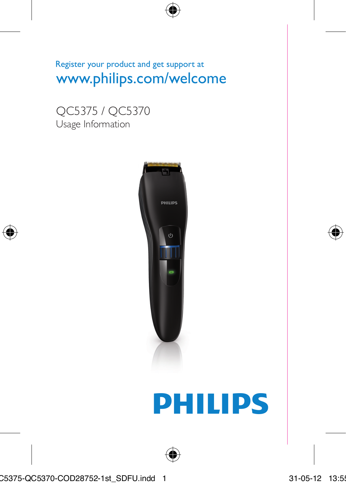 Philips QC5370 User Manual