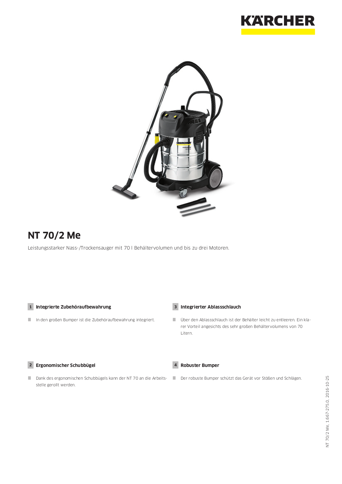 Kärcher NT 70-2 Me User Manual