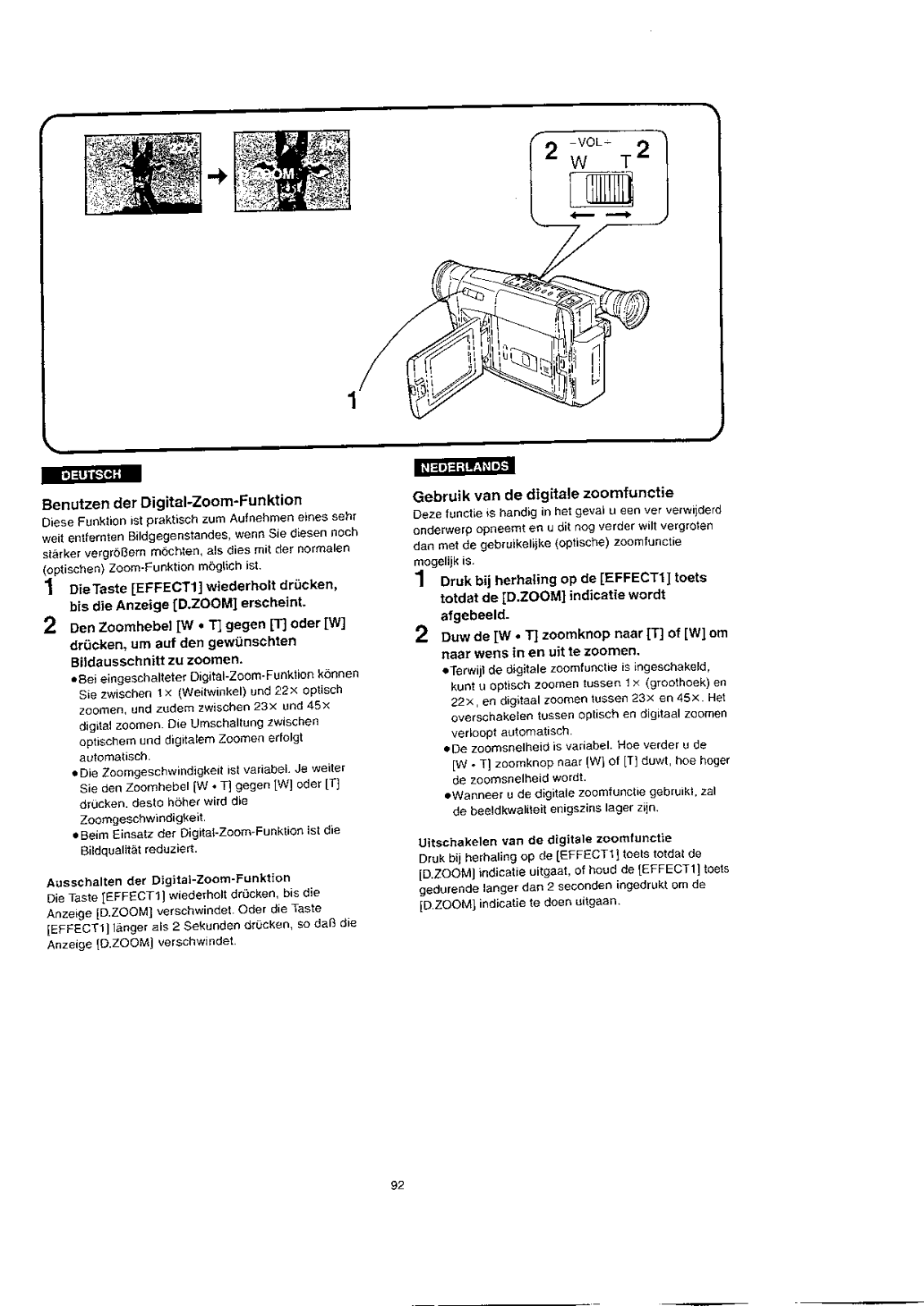 PANASONIC NV VX27 EG Instruction Manual