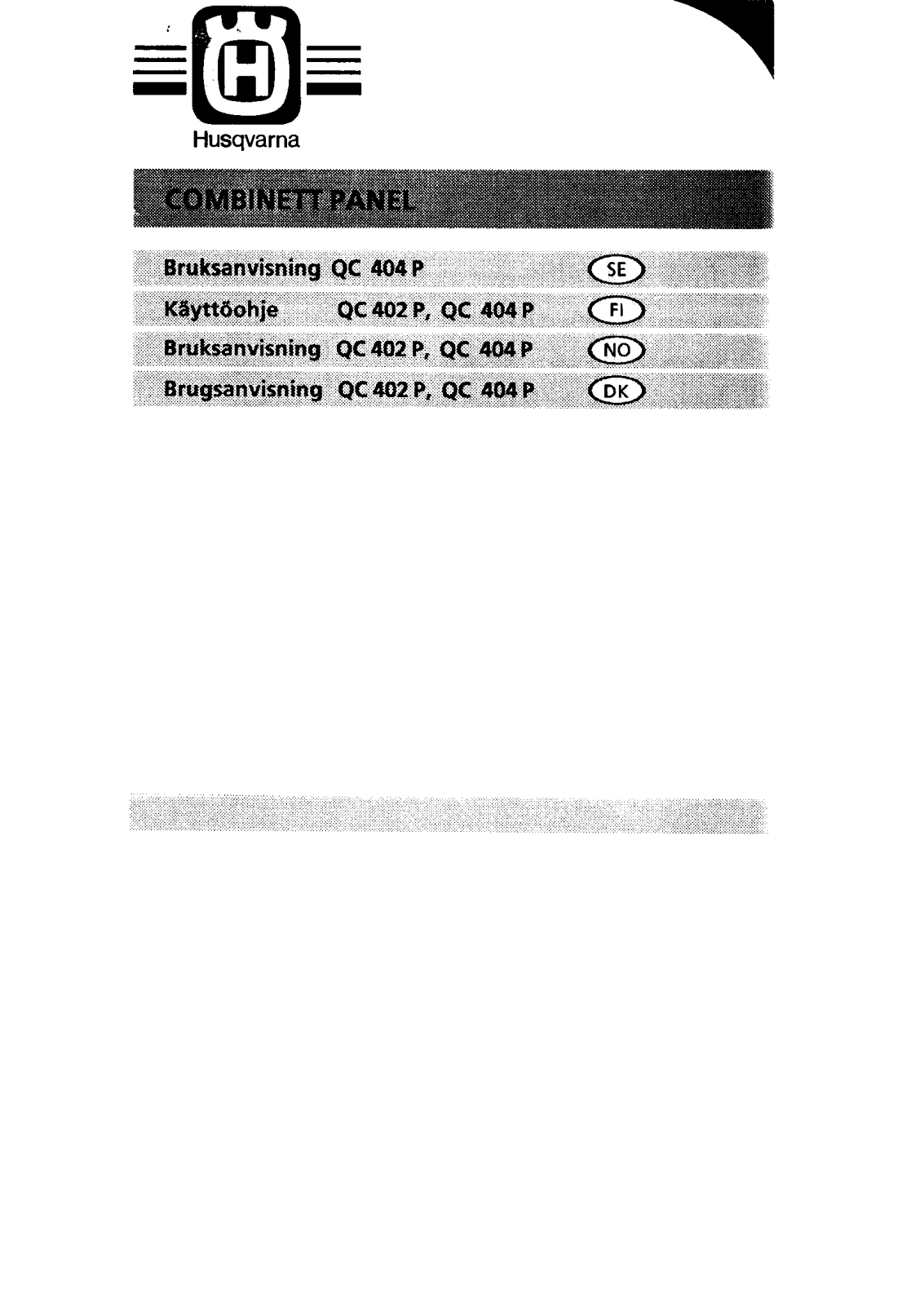 Husqvarna QC402P, QC404P User Manual