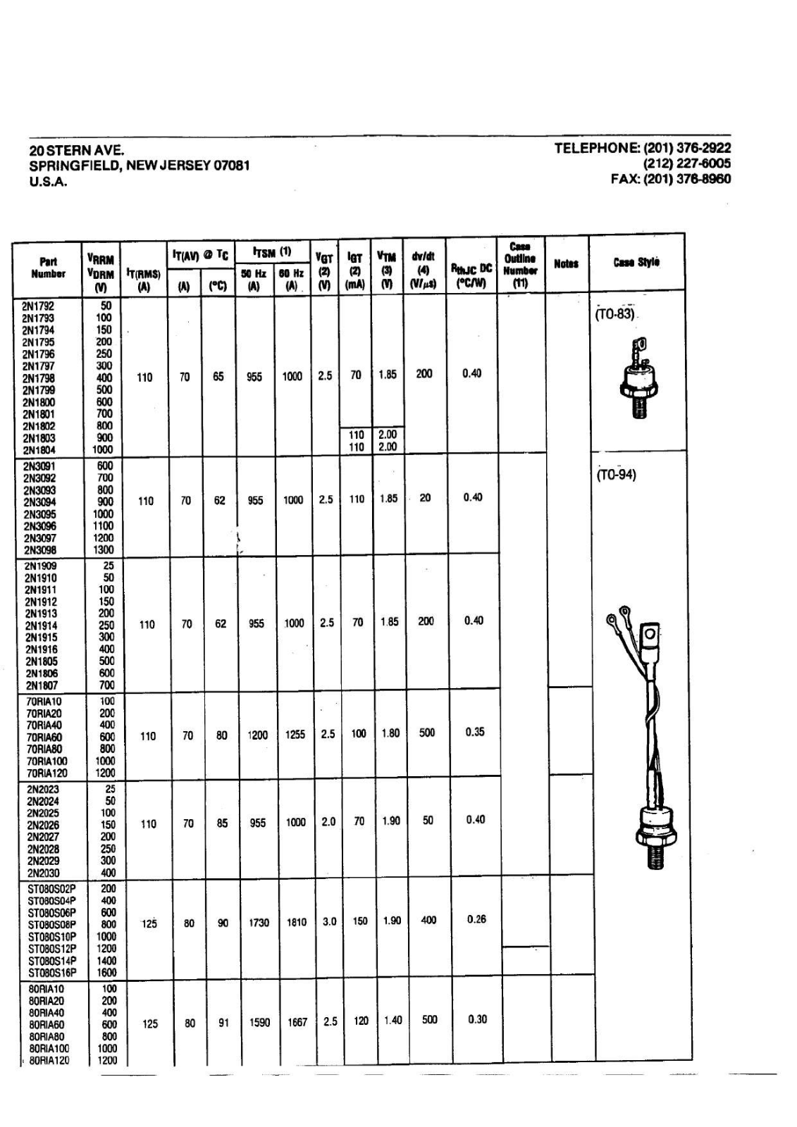 Datasheet ST080S12P Specification - ManualMachine.com