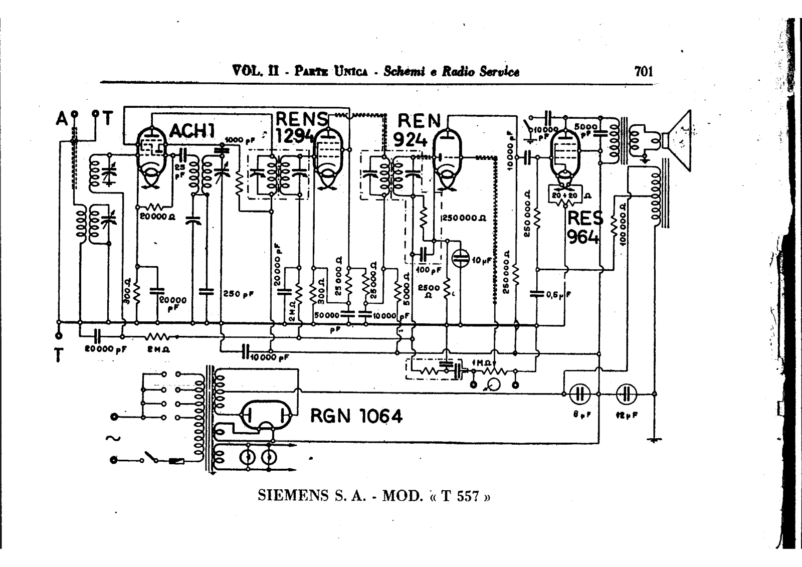 Siemens t 557 schematic