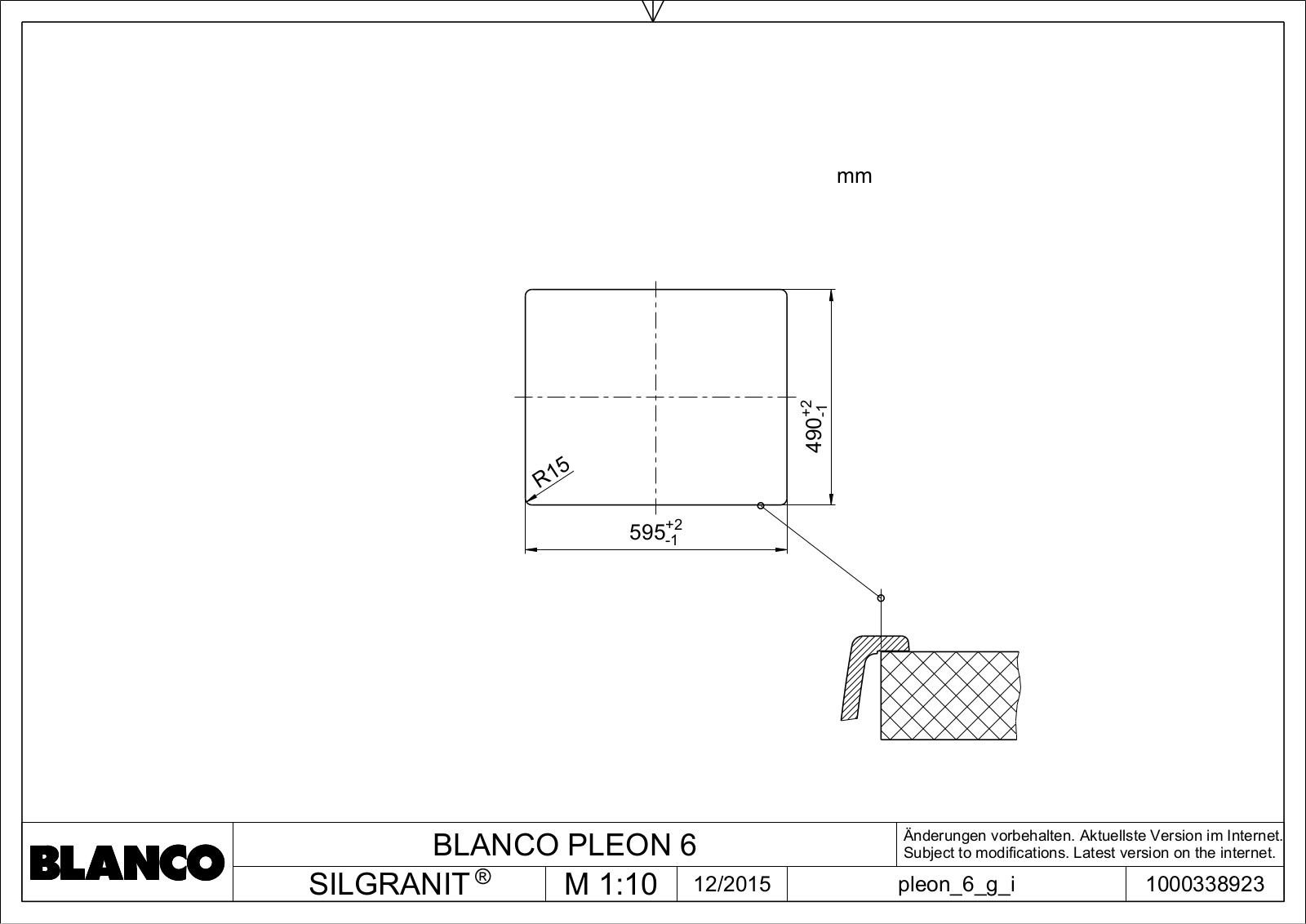 Blanco Pleon 6 Service Manual