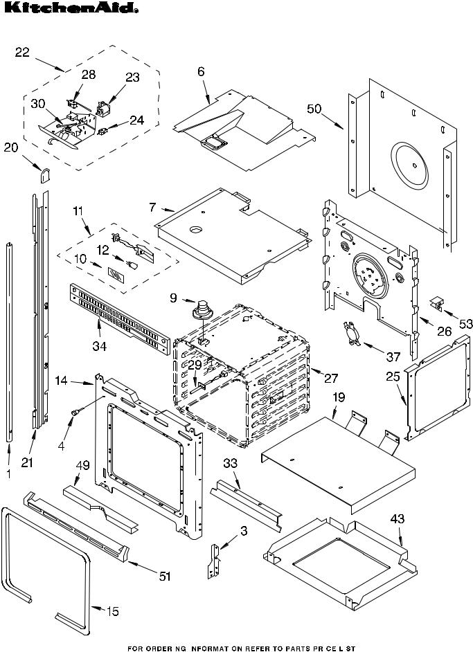 KitchenAid KEBS277DWH8 Parts List