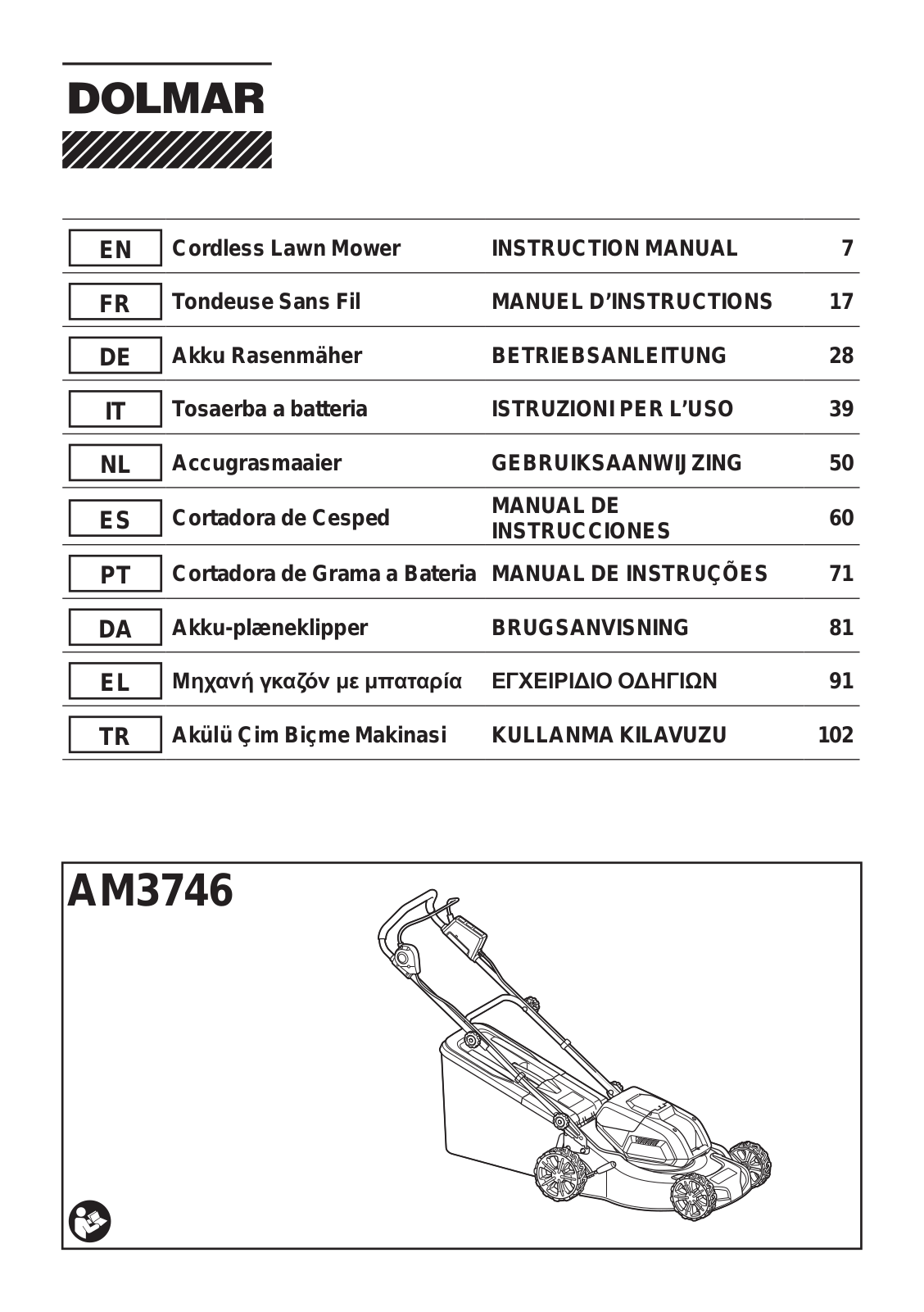 Dolmar AM3746PT2 Service Manual