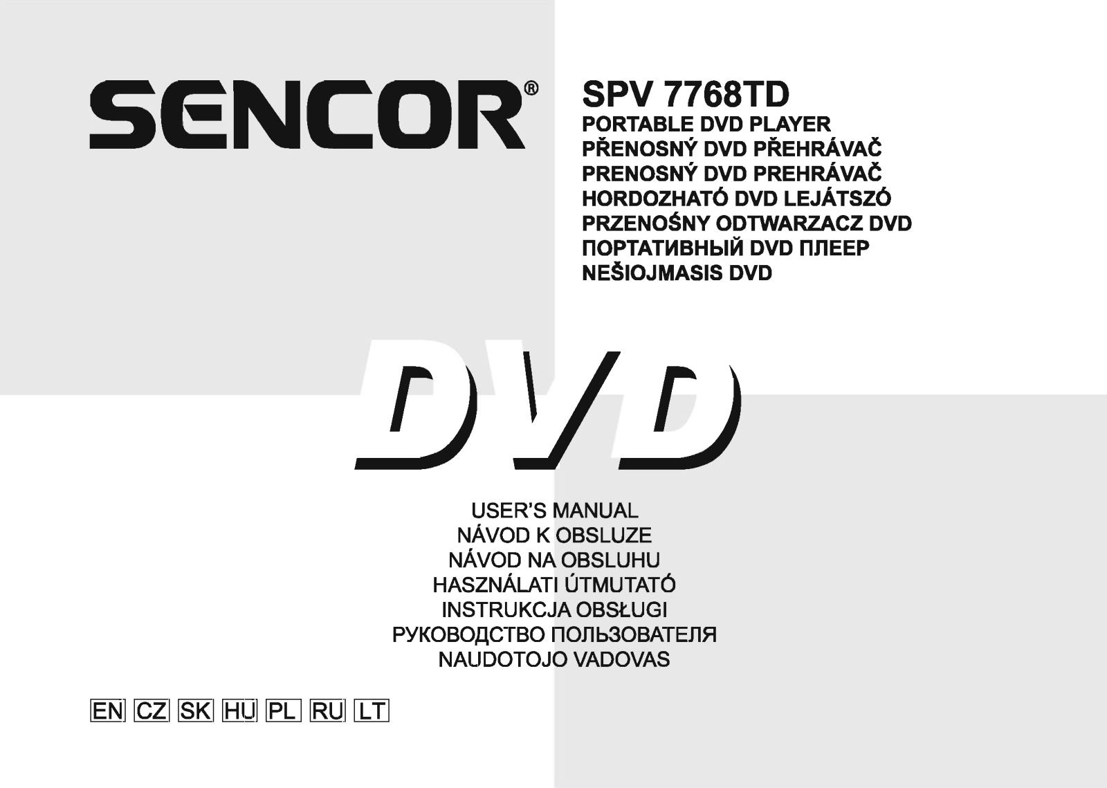 Sencor SPV 7768TD User Manual