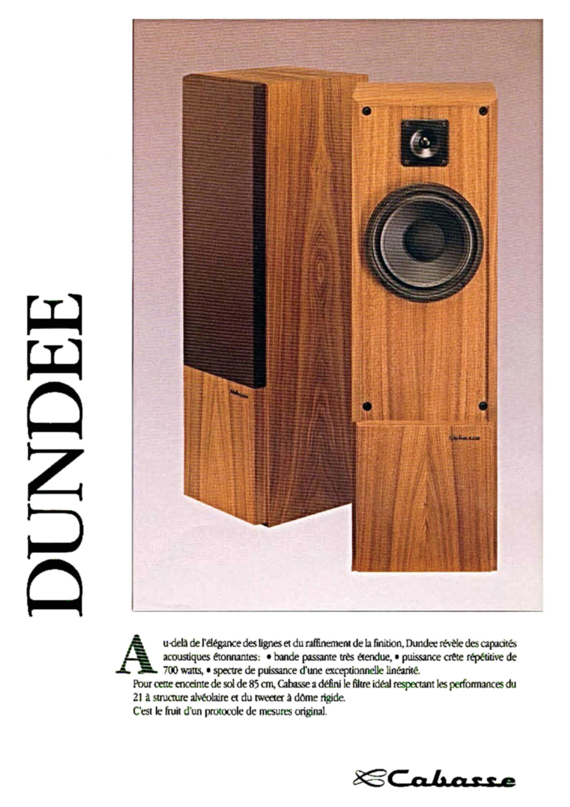 Cabasse DUNDEE User guide - ManualMachine.com