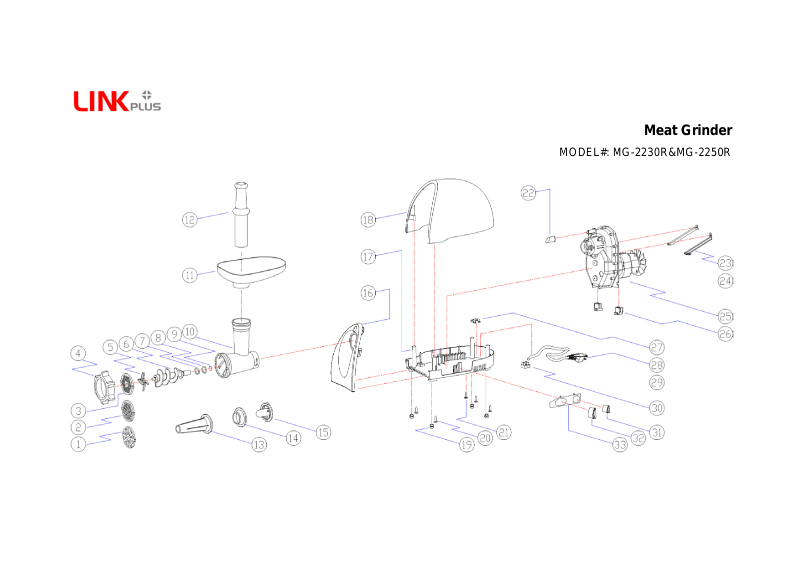 Maxwell MW-1252 Explode drawing