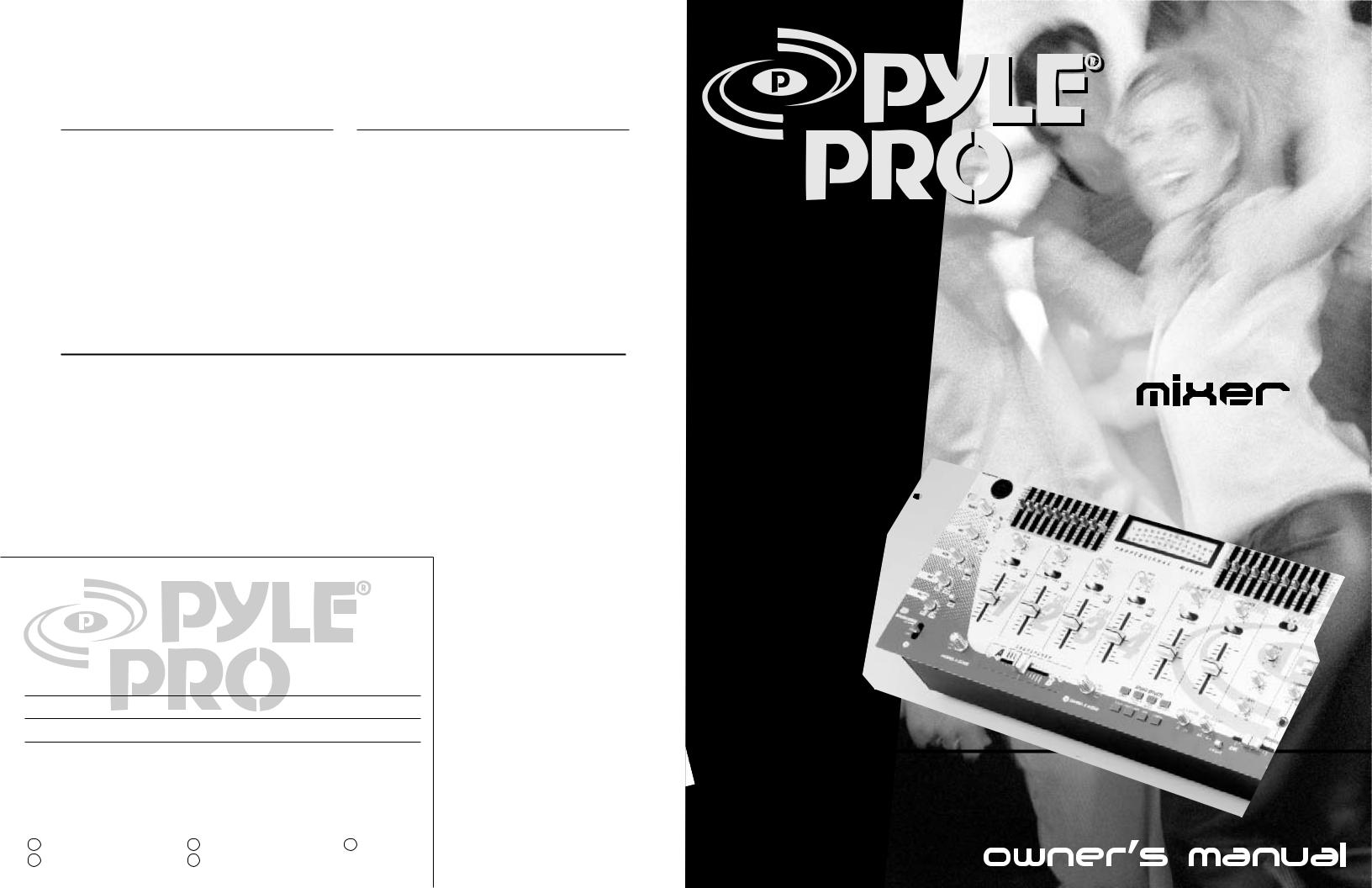PYLE Audio PYD-1950, PYD-1930, PYD-1910, PYD1920, PYD-1940 User Manual