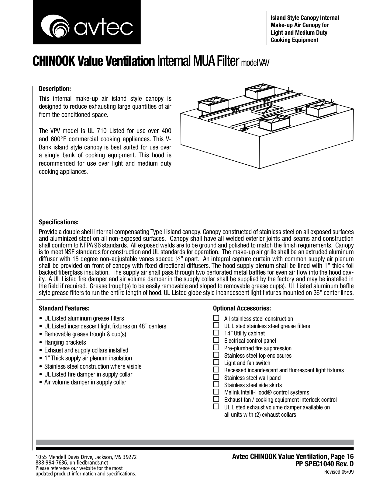 Avtec VAV User Manual