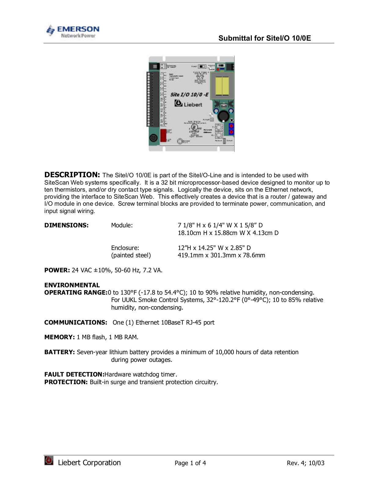 Emerson Network Power User Manual - ManualMachine.com