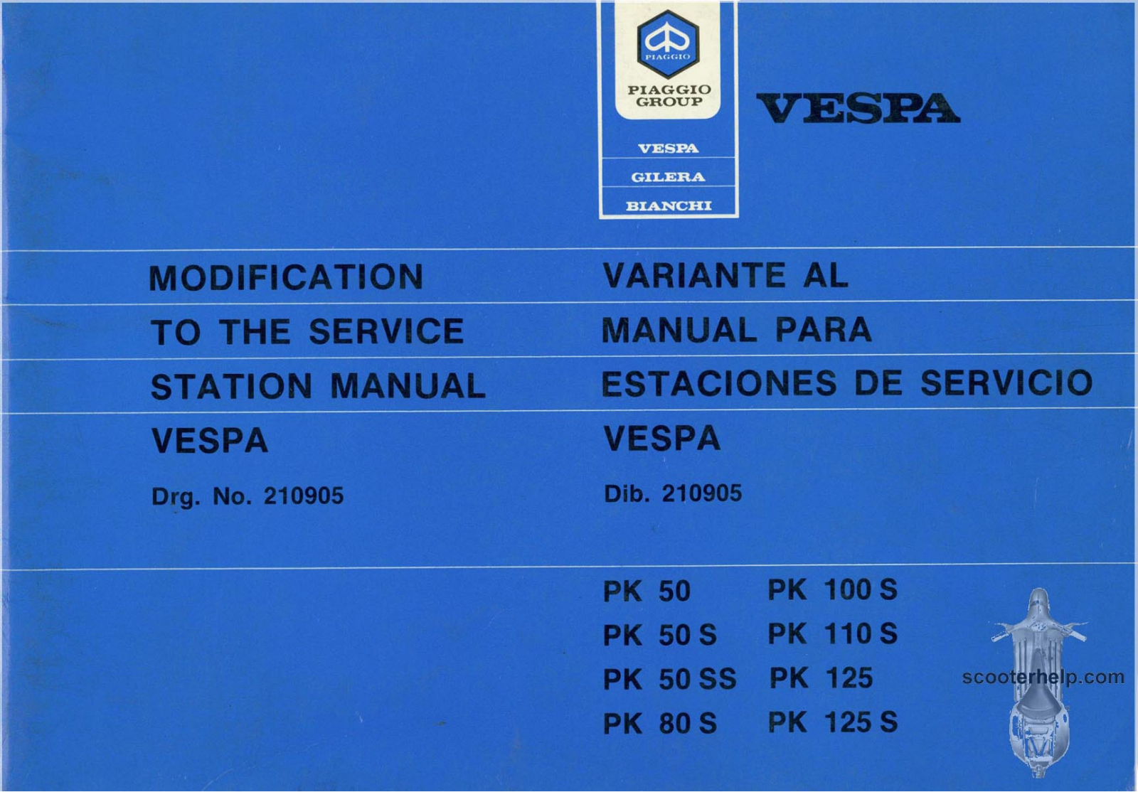 Vespa Haynes Service Manual