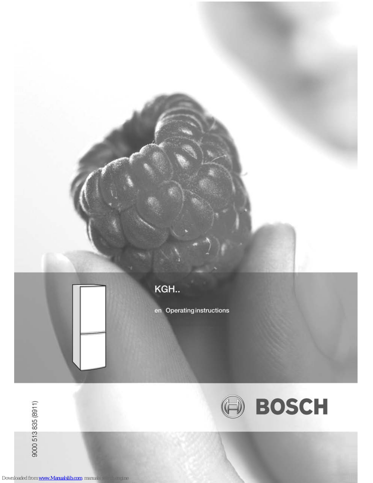 Bosch KGH Series Operating Instructions Manual