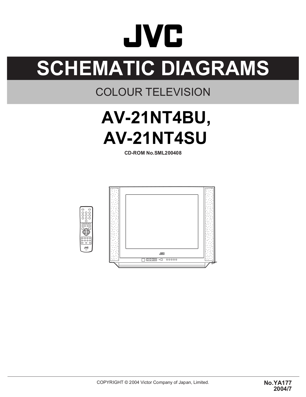 JVC AV-21NT4BU, AV-21NT4SU Schematics