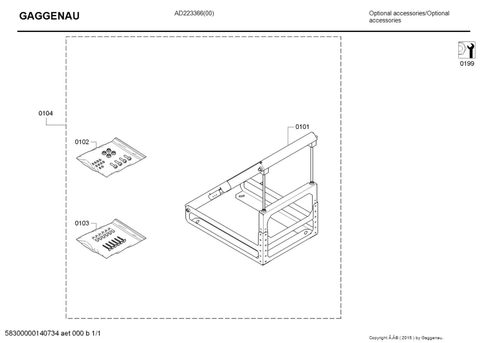 Gaggenau AD223366 Diagram