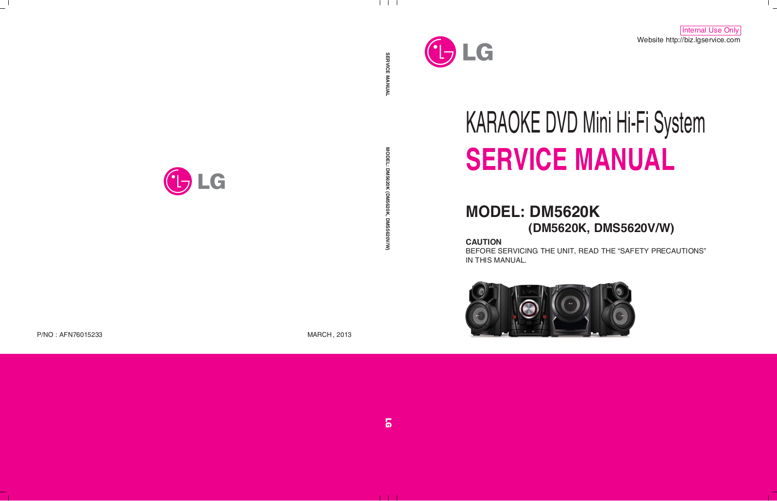 LG DM5620K Schematic