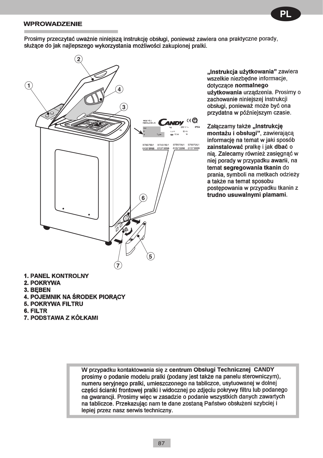 Candy CTD 105 User Manual