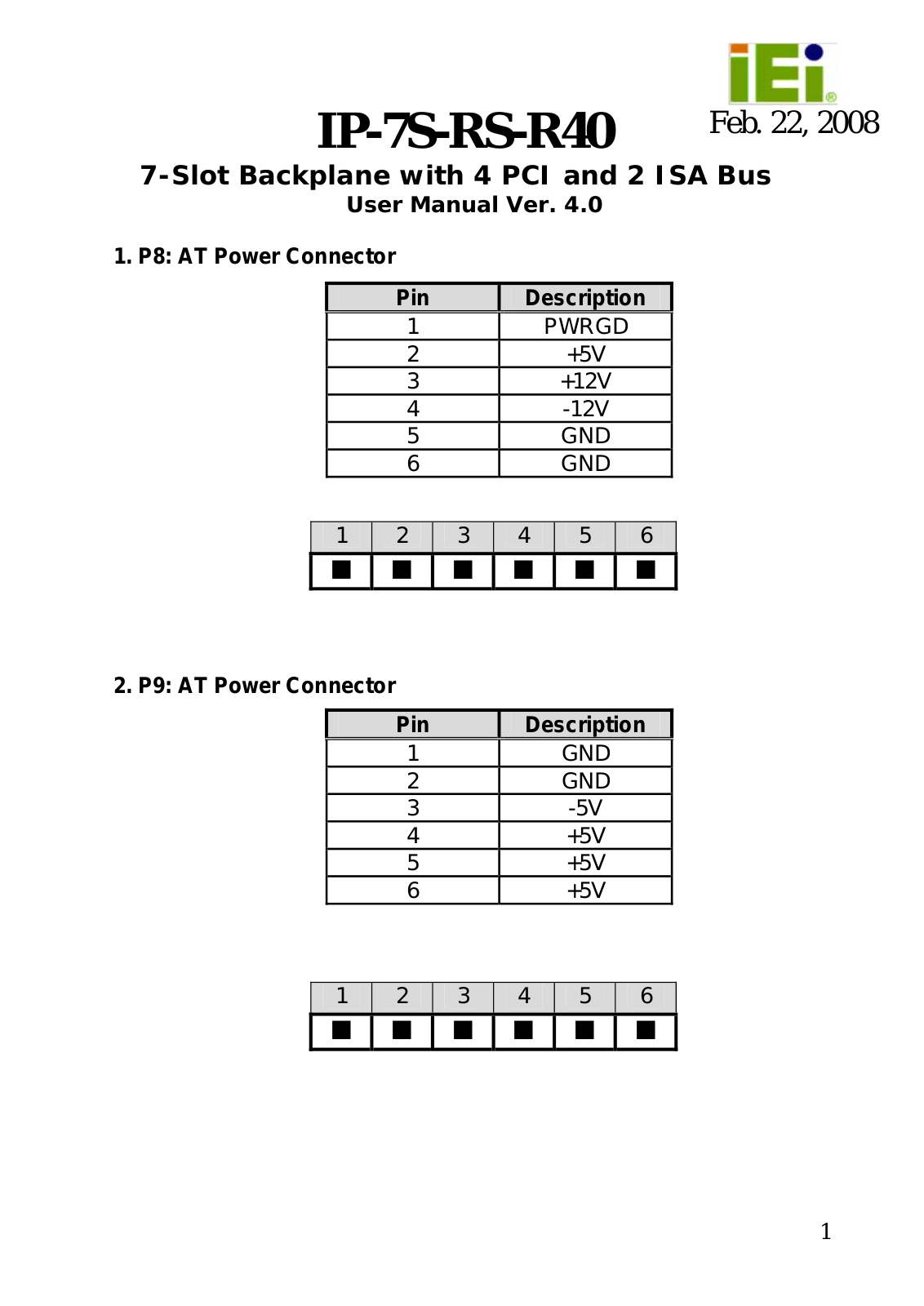 IEI Integration IP-7S-RS User Manual