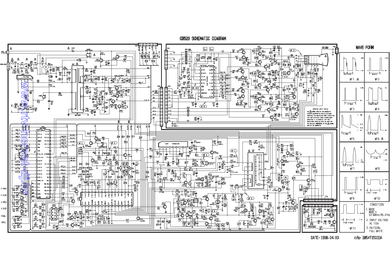 LG CB520 Schematic