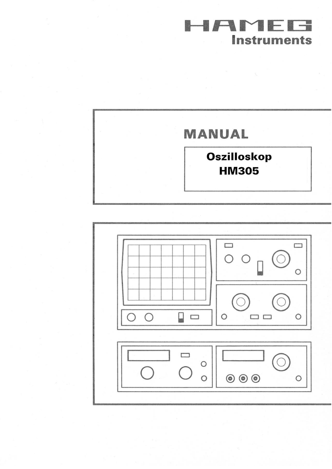 HAMEG HM305 User Guide