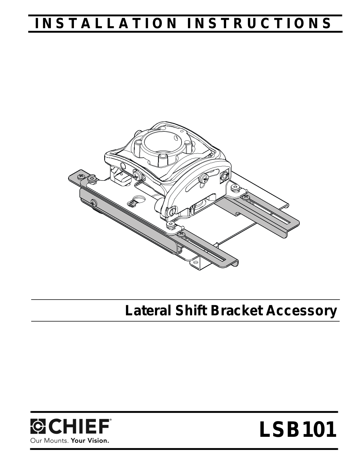 Chief LSB101 Installation Guide