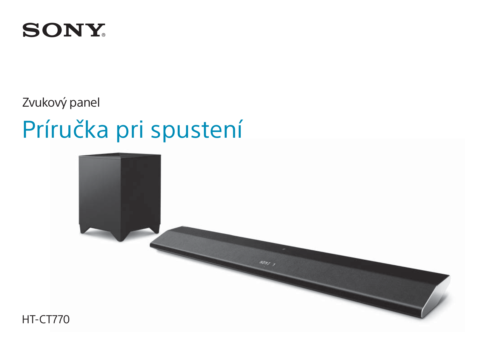 Sony HT-CT770 Users guide