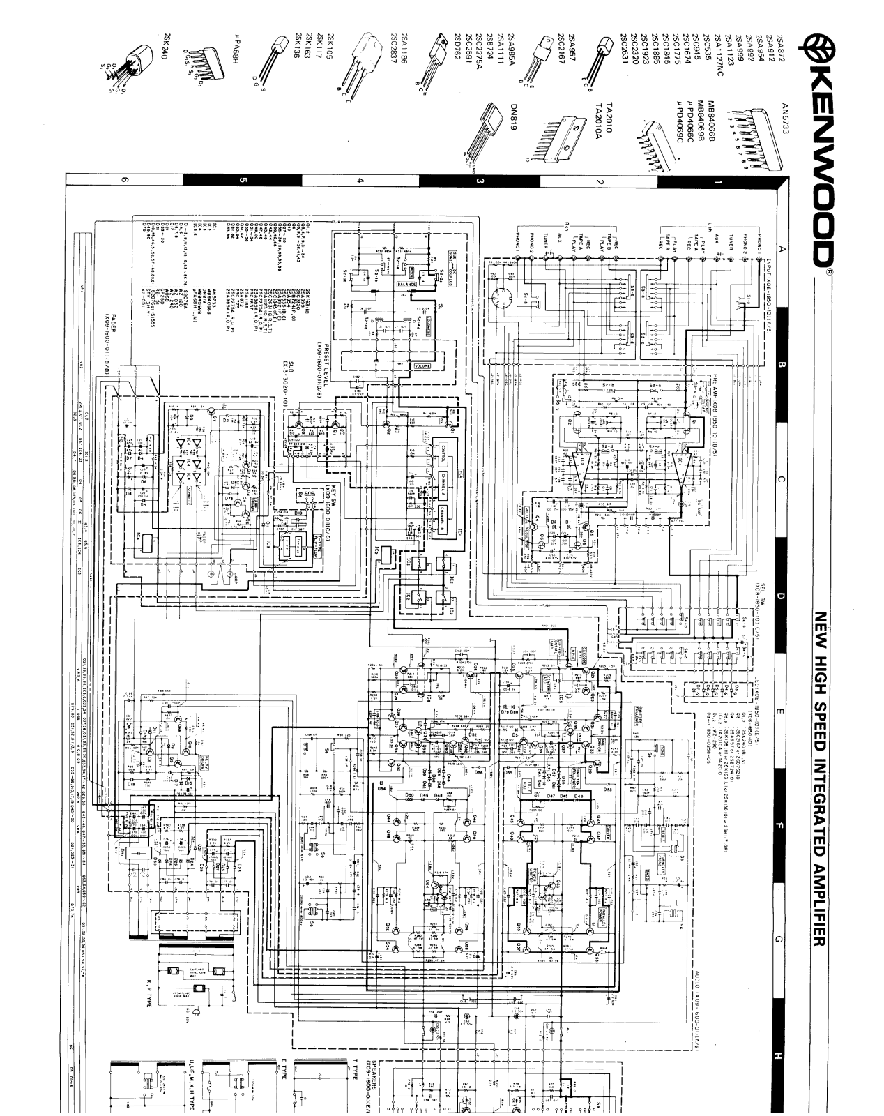 Kenwood KA-900 Schematic