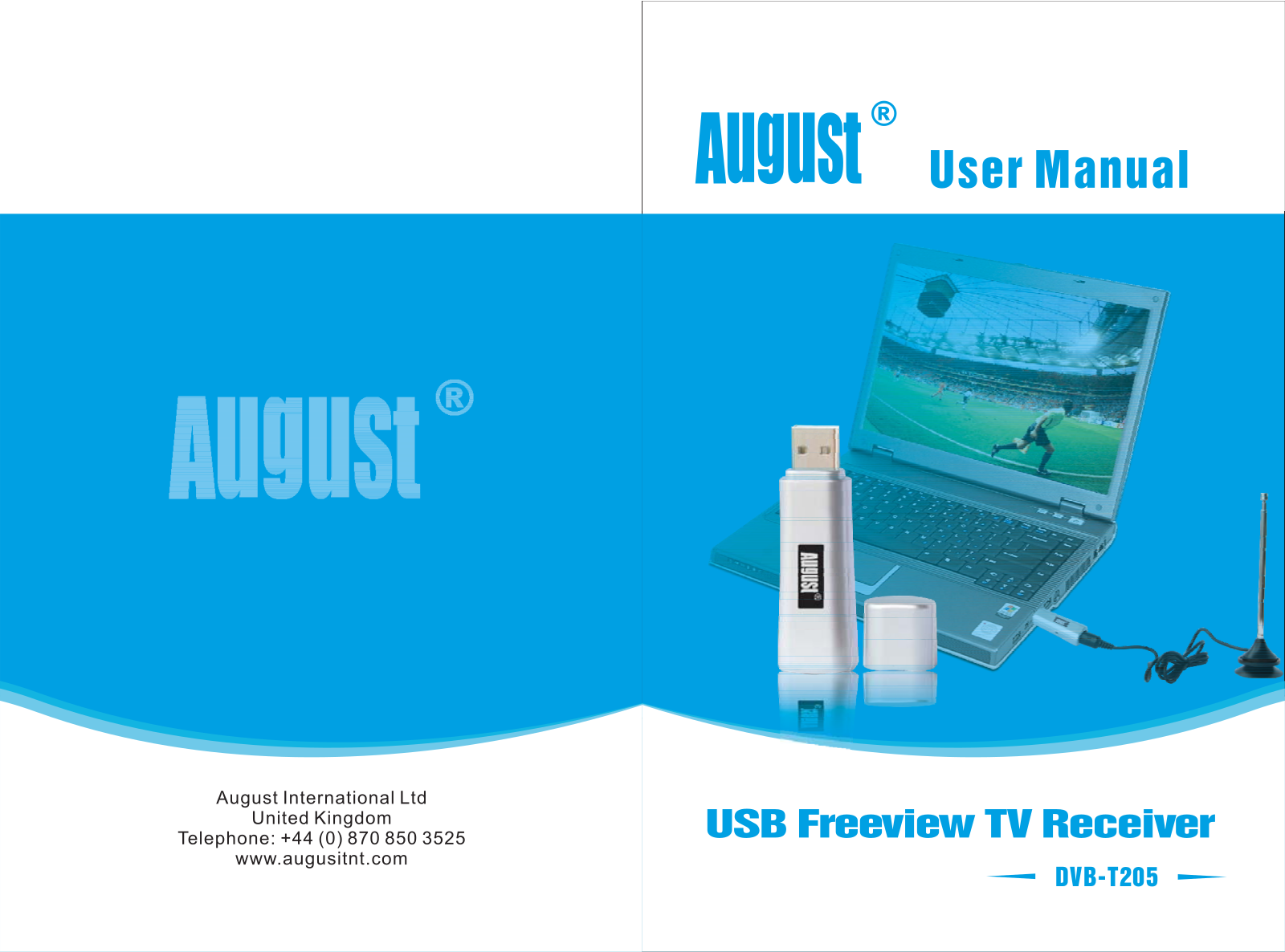 August DVB-T205 User Manual