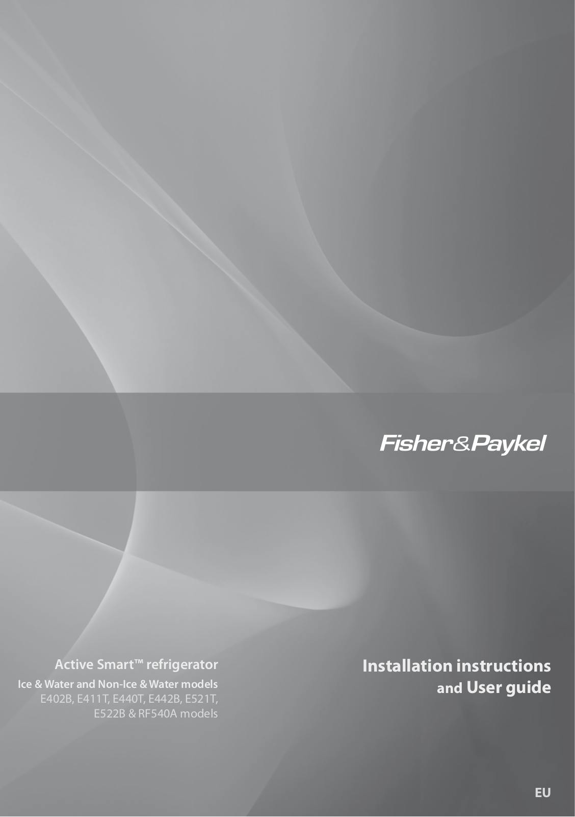 Fisher & Paykel E522B User Manual