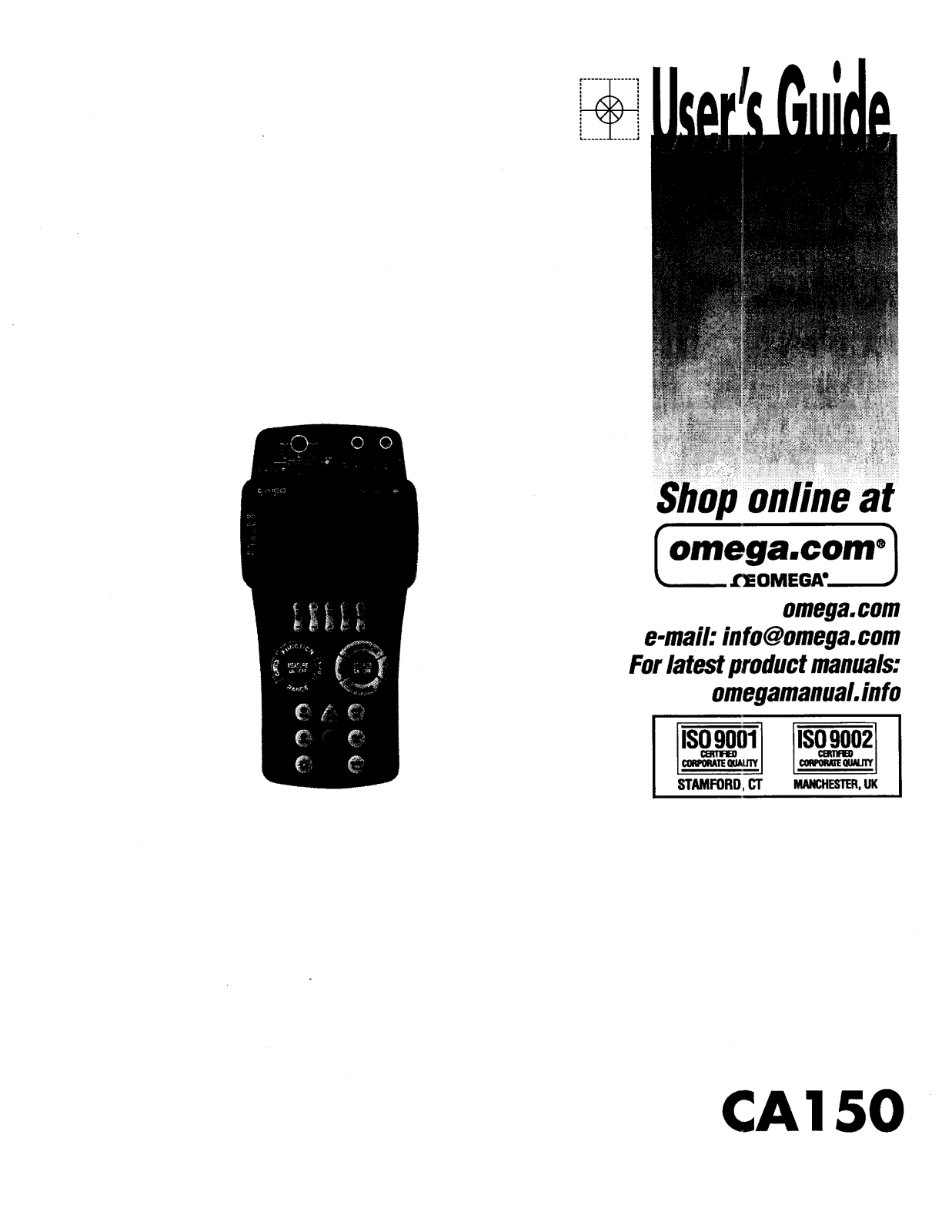 Omega CA150 User guide - ManualMachine.com