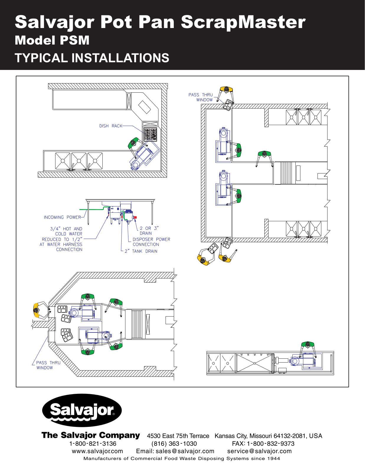 Salvajor Dispensers PSM Installation Manual