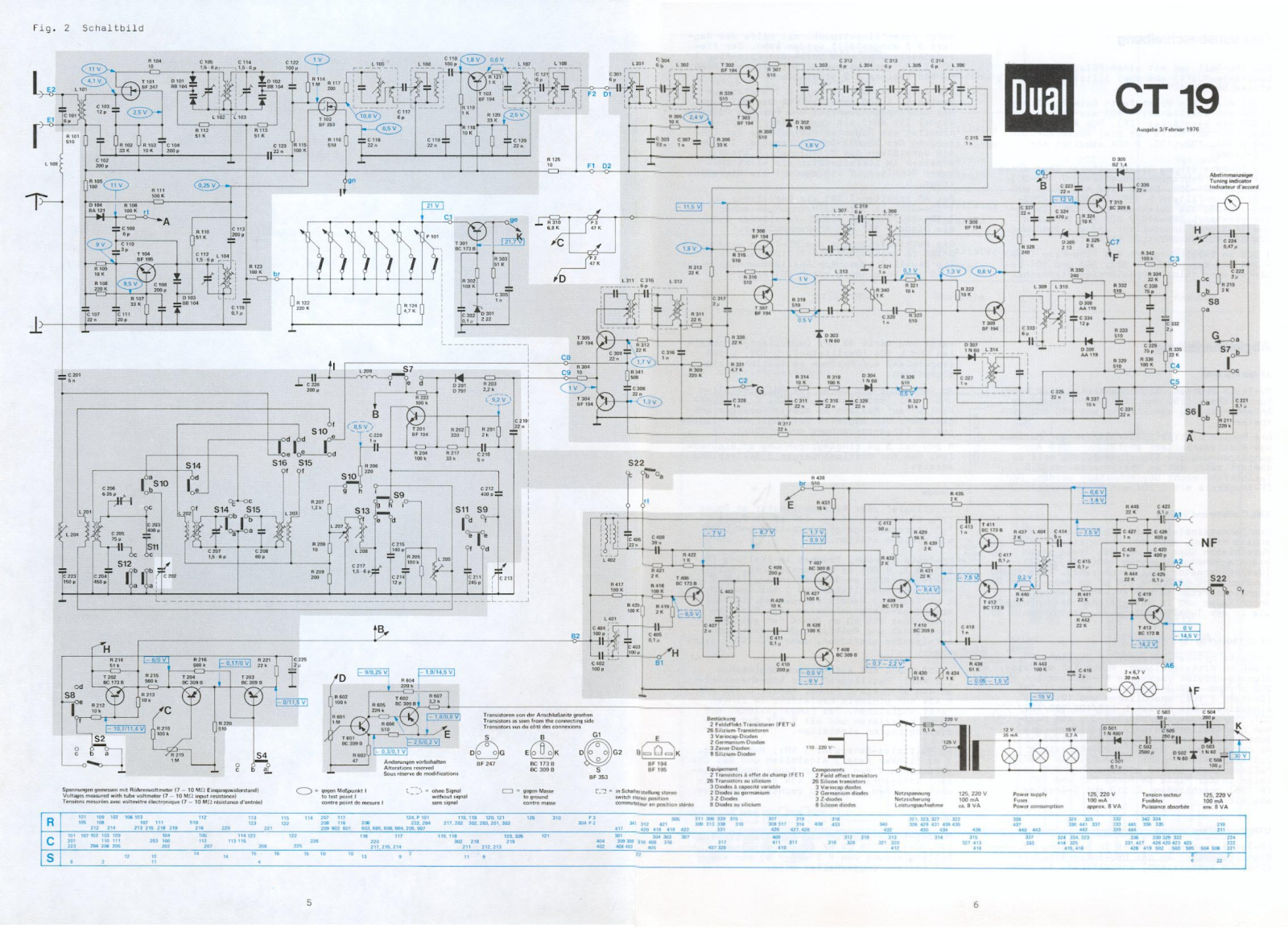 Dual CT-19 Schematic