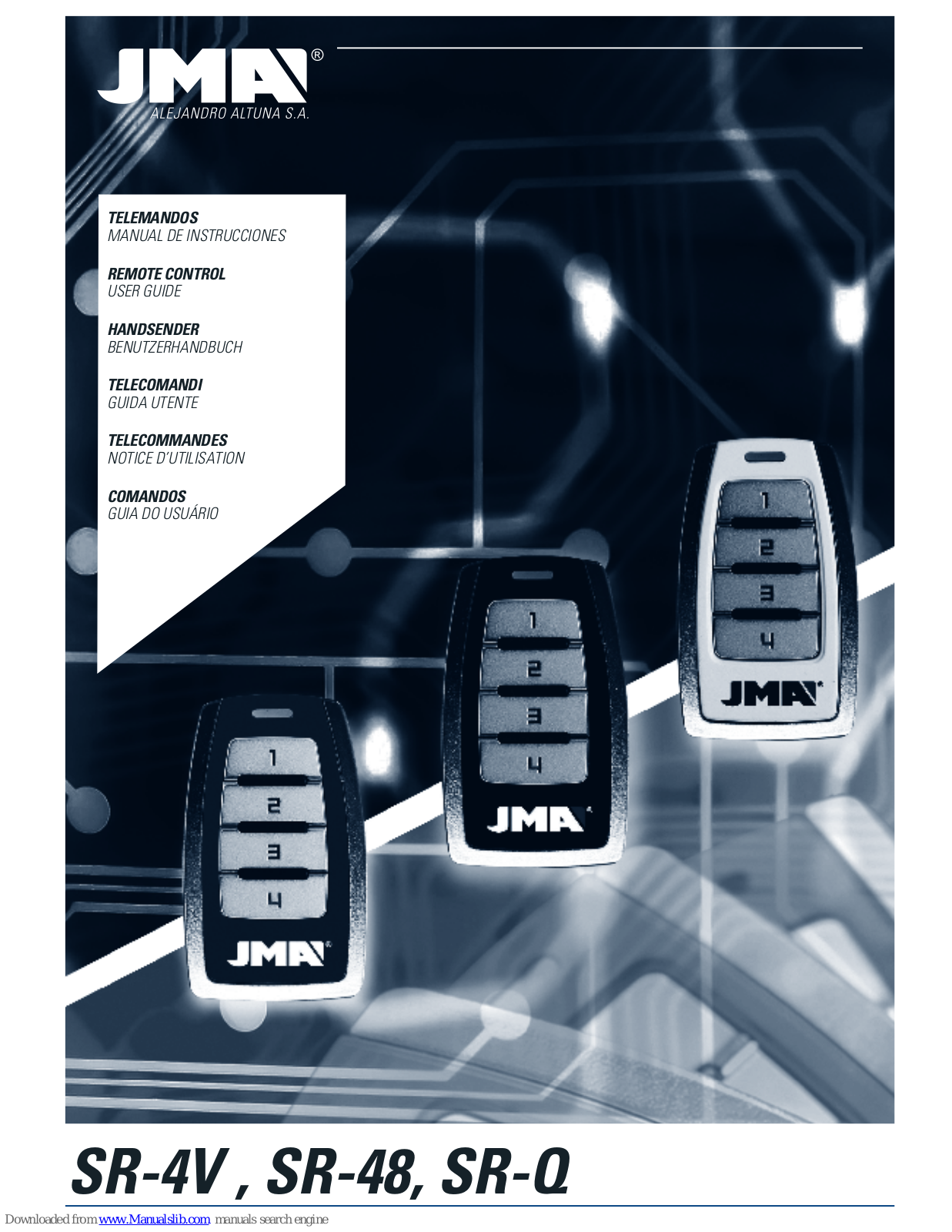 JMA SR-4V, SR-48, SR-Q User Manual - ManualMachine.com