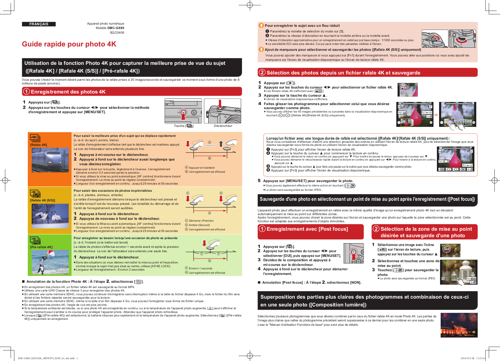 PANASONIC DMC-GX80EF, DMC-GX80EG User Manual